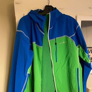 mens green and blue Eddie Bauer jacket mens XL